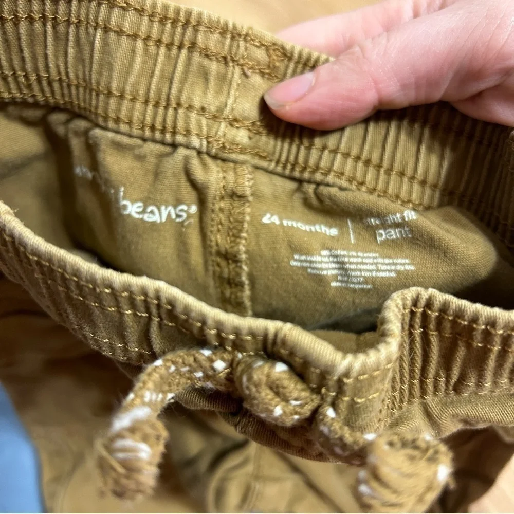 24 Month Pants Bundle Boy Jumping Beans Garanimals Tan Sweatpants Black Blue